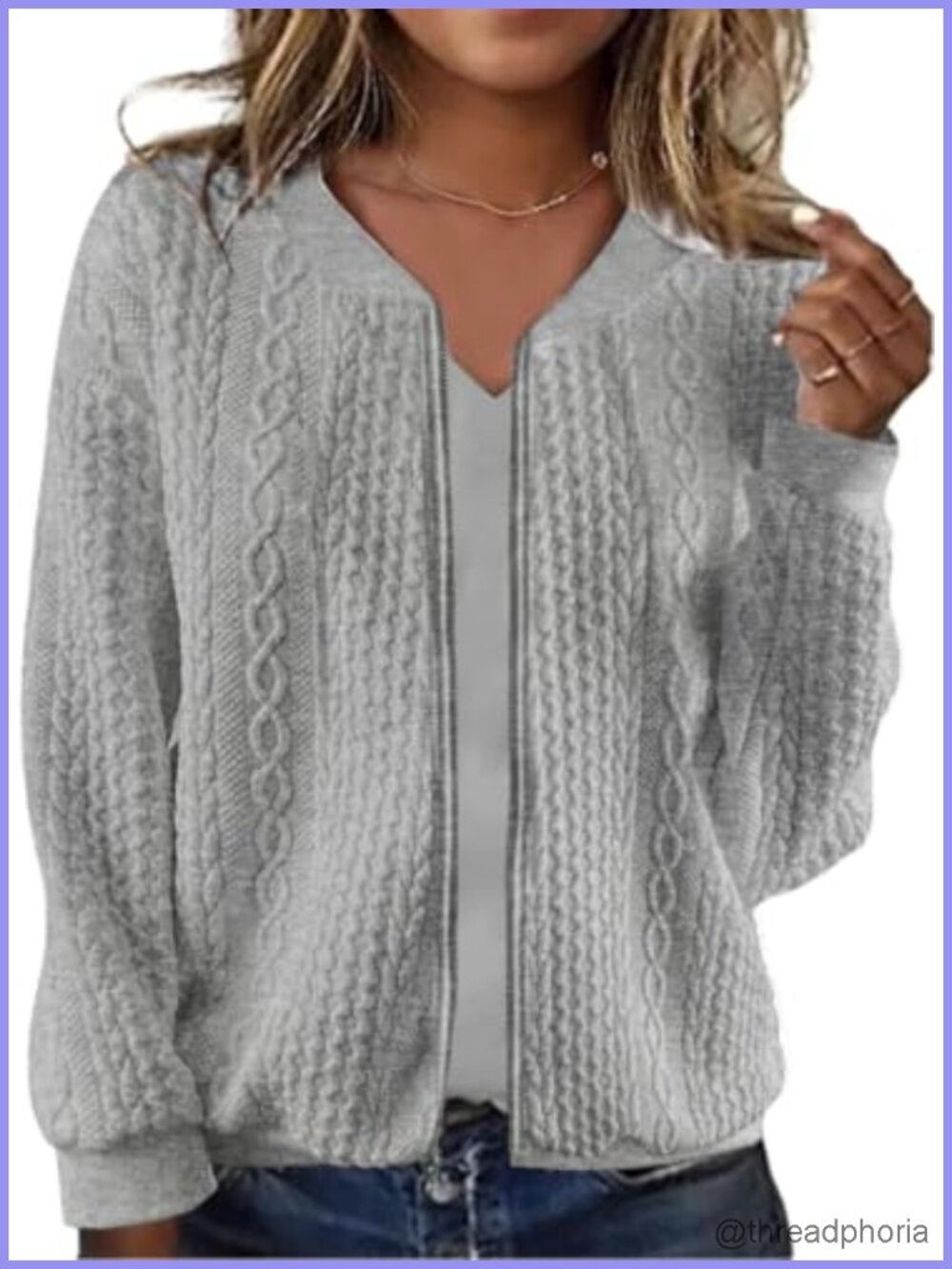 Women's Zip Up Sweatshirt Jacket Stand Collar Casual Coat with Pockets